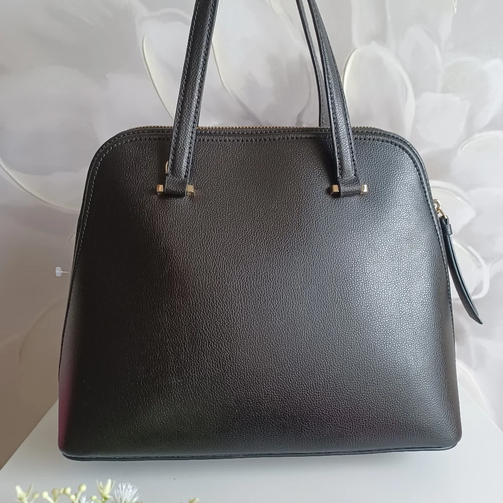 Kate Spade New York Black Patterson Drive Medium Dome Satchel - Picture 3 of 12